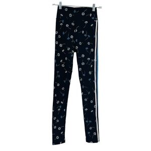 The Upside x Soul Soulcycle Leggings Floral Daisy Print Stripe Women's Size 4